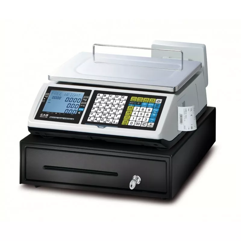 Balance Poids-Prix avec imprimante de tickets - CAS CT100 | Balance Express