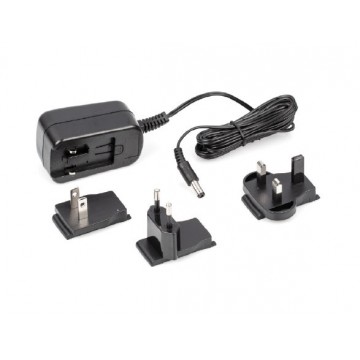 External universal mains adapter, with universal input and optional input socket adapters - YKA-03N