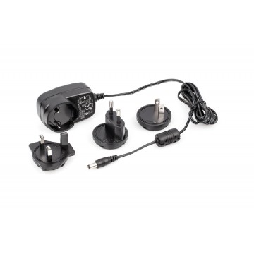 Mains adapter, adapter included: CH|EURO|UK|US - YKA-04