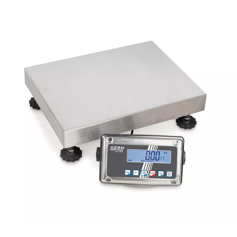 Balance plateforme avec afficheur en inox KERN SFE | Balance Express