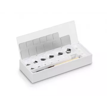 OIML E2 (318-22) Jeux de poids milligrammes, , plaquette, inox poli | Balance Express