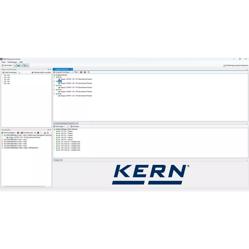 Logiciel Balance Connection KERN SCD-4.0 | Balance Express