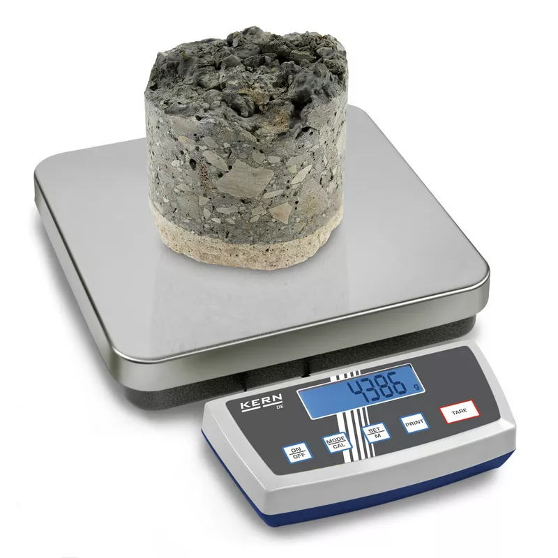Balance plate-forme en acier inoxydable KERN DE-D pour industrie, colis | Balance Express