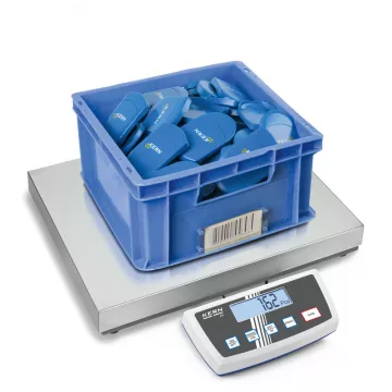 Balance plate-forme en acier inoxydable KERN DE-D pour industrie, colis | Balance Express