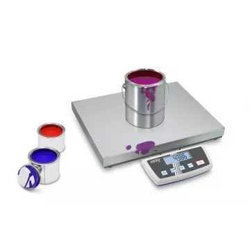 Balance plate-forme en acier inoxydable KERN DE-D pour industrie, colis | Balance Express