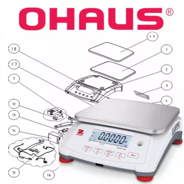 Pièces détachées balance alimentaire OHAUS VALOR™ 7000 | Balance Express