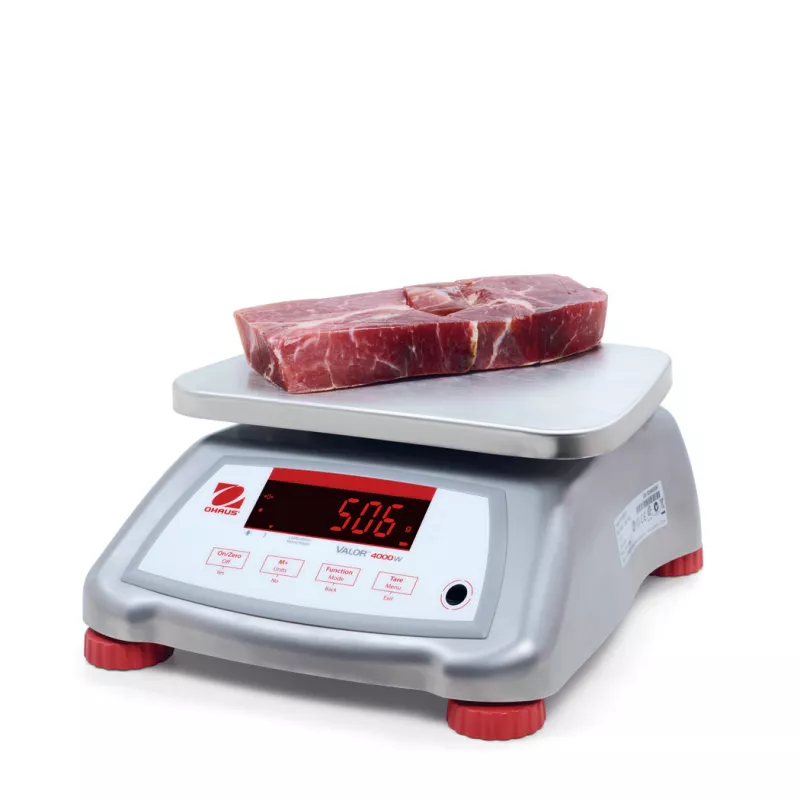 Balance alimentaire et étanche OHAUS VALOR® 4000 INOX | Balance Express