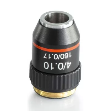 Objectif achromatique 4x / 0,1, (18,6 mm) - OBB-A1111 | Balance Express