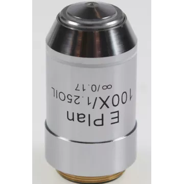 Objectif plan E corrigé à l'infini 100x /1,25, (0,19 mm) - OBB-A1158 | Balance Express