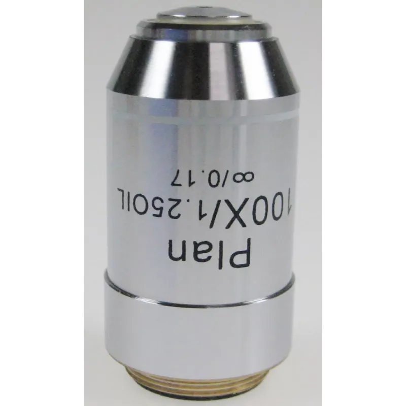 Objectif planachromatique corrigé a l‘infini 100x /1,25, (0,19 mm) - OBB-A1240 | Balance Express