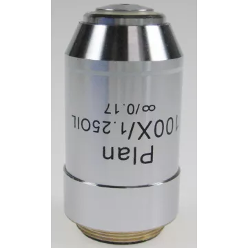 Objectif planachromatique corrigé a l‘infini 100x /1,25, (0,19 mm) - OBB-A1240 | Balance Express
