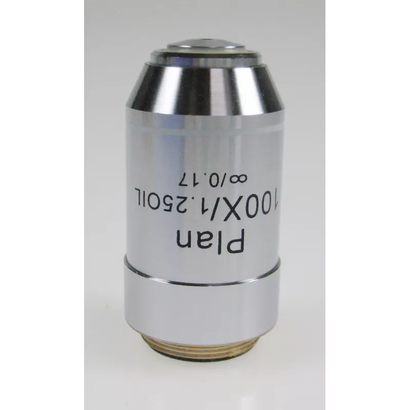 Objectif planachromatique corrigé a l‘infini 100x /1,25, (0,19 mm) - OBB-A1240 | Balance Express