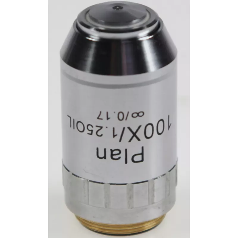 Objectif planachromatique corrigé a l‘infini 100x /1,25, (0,36 mm) - OBB-A1241 | Balance Express