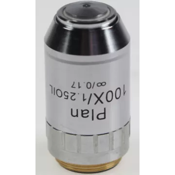 Objectif planachromatique corrigé a l‘infini 100x /1,25, (0,36 mm) - OBB-A1241 | Balance Express