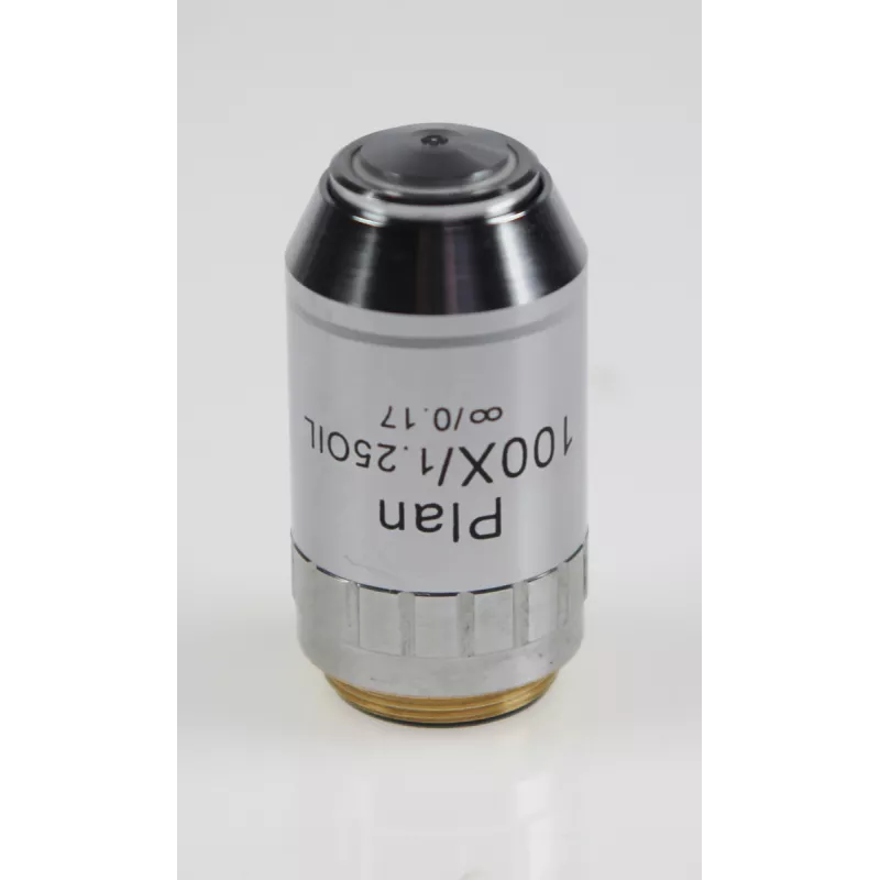 Objectif planachromatique corrigé a l‘infini 100x /1,25, (0,36 mm) - OBB-A1241 | Balance Express