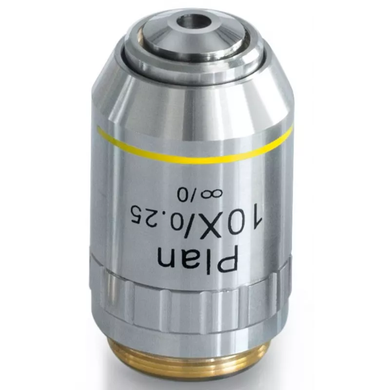 Objectif planachromatique corrigé a l‘infini 10x /0,25, (4,64 mm) - OBB-A1244 | Balance Express