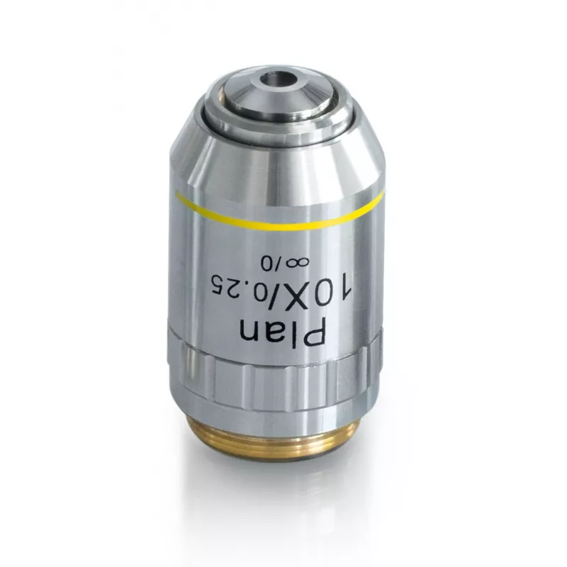 Objectif planachromatique corrigé a l‘infini 10x /0,25, (4,64 mm) - OBB-A1244 | Balance Express