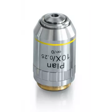 Objectif planachromatique corrigé a l‘infini 10x /0,25, (4,64 mm) - OBB-A1244 | Balance Express