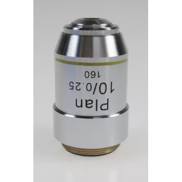 Objectif planachromatique 10x / 0,25, (8,87 mm) - OBB-A1246 | Balance Express