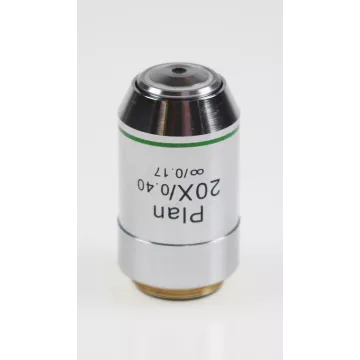 Objectif planachromatique corrigé a l‘infini 20x / 0,45, (2,41 mm) - OBB-A1250 | Balance Express