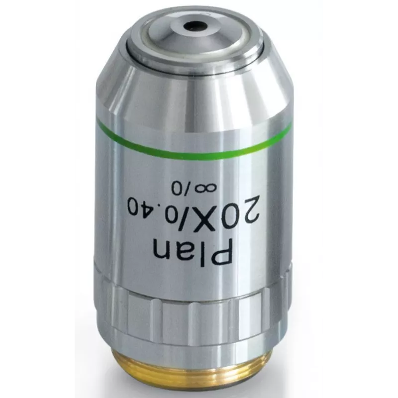 Objectif planachromatique corrigé a l‘infini 20x / 0,4, (2,14 mm) - OBB-A1251 | Balance Express