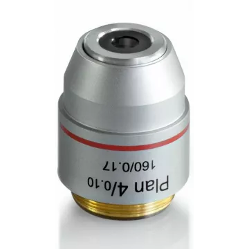 Objectif planachromatique 4x / 0,1, (14,5 mm) - OBB-A1255 | Balance Express