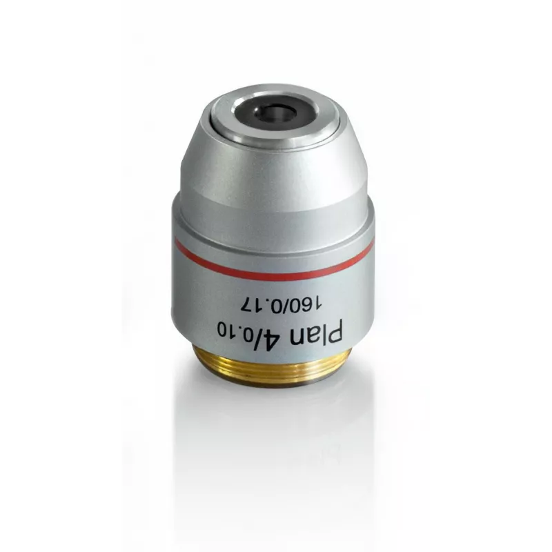Objectif planachromatique 4x / 0,1, (14,5 mm) - OBB-A1255 | Balance Express
