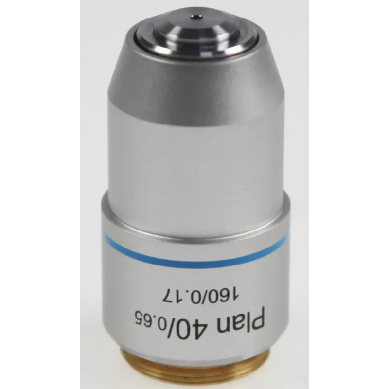 Objectif planachromatique 40x / 0,65, (0,85 mm) - OBB-A1256 | Balance Express