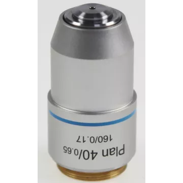 Objectif planachromatique 40x / 0,65, (0,85 mm) - OBB-A1256 | Balance Express