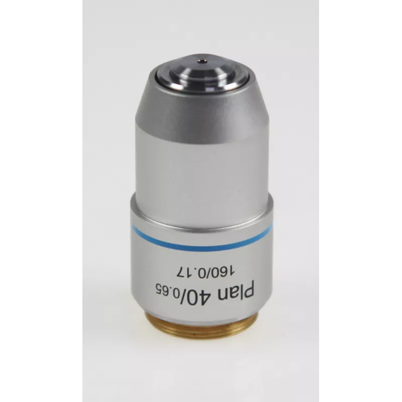 Objectif planachromatique 40x / 0,65, (0,85 mm) - OBB-A1256 | Balance Express