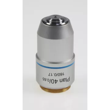 Objectif planachromatique 40x / 0,65, (0,85 mm) - OBB-A1256 | Balance Express