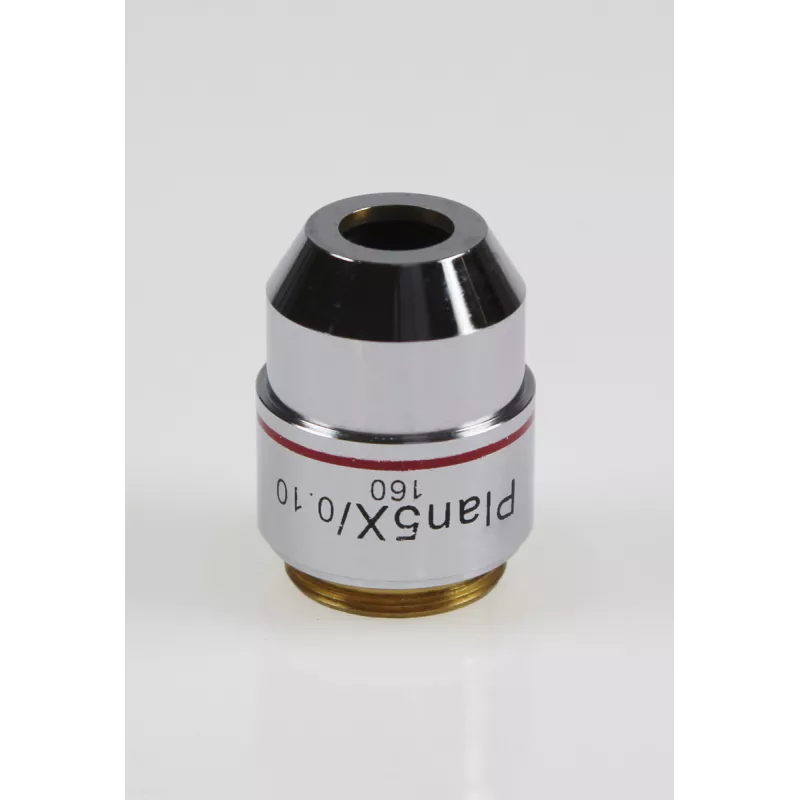 Objectif planachromatique 5.0× / 0.10, (14,5 mm) - OBB-A1265 | Balance Express