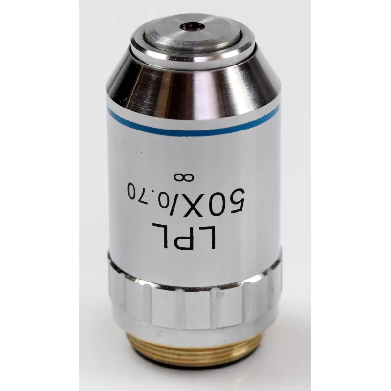Objectif planachromatique corrigé a l‘infini 50x / 0,7, (1,95 mm) - OBB-A1266 | Balance Express