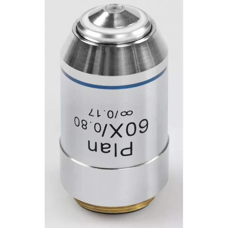 Objectif planachromatique corrigé a l‘infini 60x / 0,8, (0,33 mm) - OBB-A1270 | Balance Express