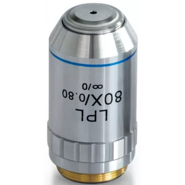 Objectif planachromatique corrigé a l‘infini 80x / 0,8, (0,85 mm) - OBB-A1271 | Balance Express