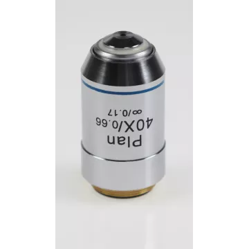 Objectif plan corrigé à l'infini sans stress 40x /0,66, (0,65 mm) - OBB-A1292 | Balance Express