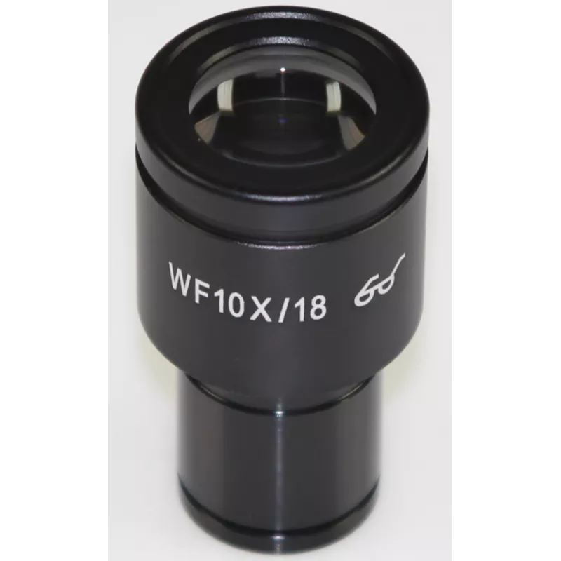 Oculaire de microscope (Ø 23.2 mm): HWF 10× /Ø 18 mm - OBB-A1349 | Balance Express