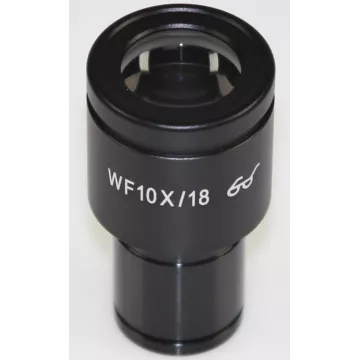 Oculaire de microscope (Ø 23.2 mm): HWF 10× /Ø 18 mm - OBB-A1349 | Balance Express