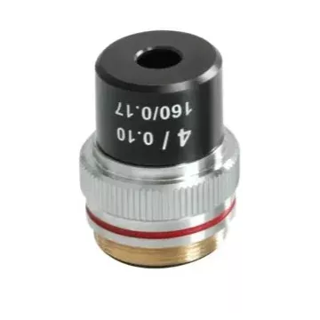 Objectif achromatique 4x / 0,1, (18 mm) - OBB-A1476 | Balance Express