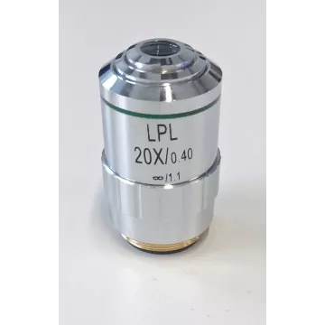 Objectif planachromatique corrigé à l'infini, 20x / 0,4, (7,2 mm) - OBB-A1495 | Balance Express