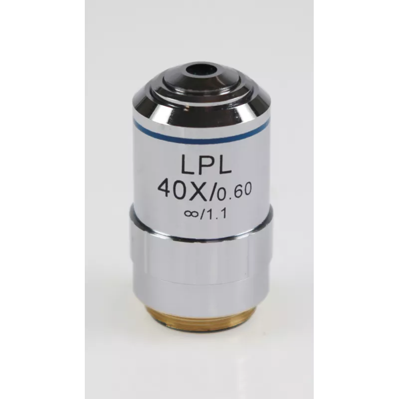 Objectif planachromatique corrigé a l'infini, 40x / 0,6, (3,4 mm) - OBB-A1496 | Balance Express
