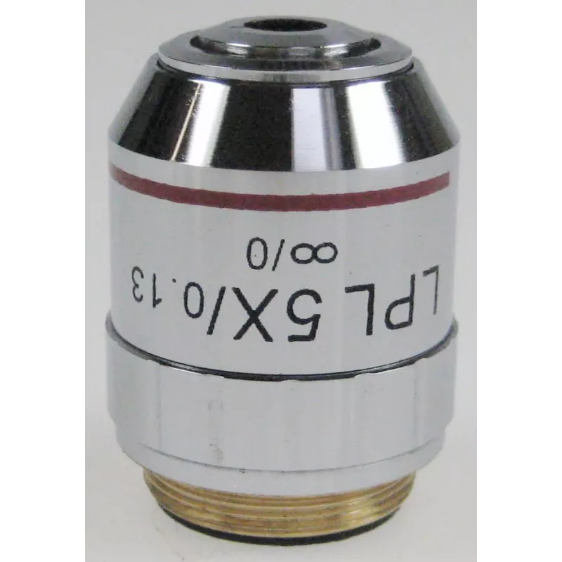 Objectif planachromatique corrigé à l'infini, 5x /0,15 (24,23 mm) - OBB-A1525 | Balance Express