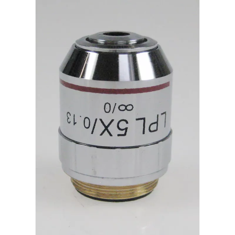 Objectif planachromatique corrigé à l'infini, 5x /0,15 (24,23 mm) - OBB-A1525 | Balance Express