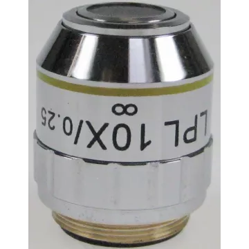 Objectif planachromatique corrigé à l'infini, 10x / 0,25 (18,48 mm) - OBB-A1526 | Balance Express