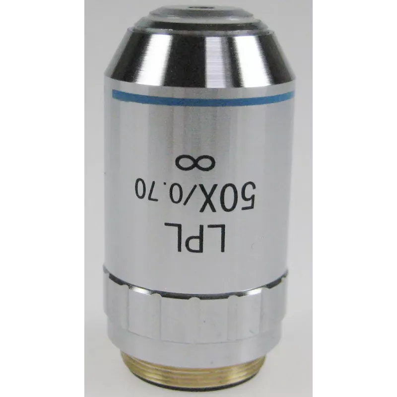 Objectif planachromatique corrigé à l'infini, 50x / 0,75 (1,95 mm) - OBB-A1528 | Balance Express