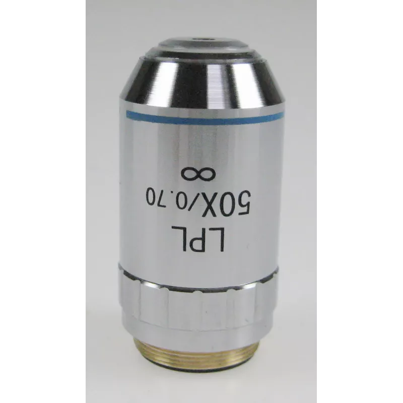 Objectif planachromatique corrigé à l'infini, 50x / 0,75 (1,95 mm) - OBB-A1528 | Balance Express