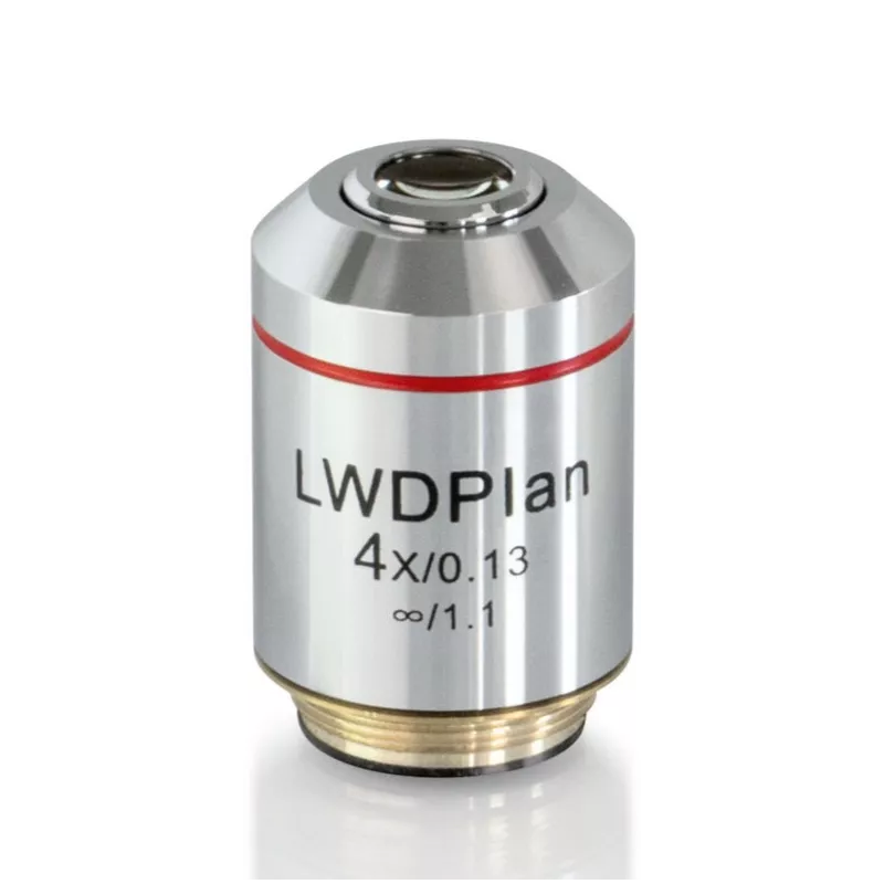 Objectif plan corrige a l‘infini 4x /0,13, (11,98 mm) - OBB-A2413 | Balance Express