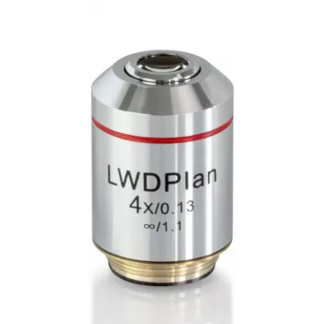 Objectif plan corrige a l‘infini 4x /0,13, (11,98 mm) - OBB-A2413 | Balance Express
