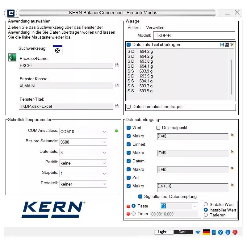 BalanceConnection (1 licence) - KERN SCD-4.0-DL