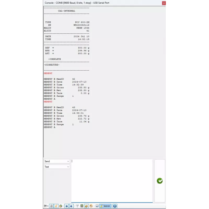 BalanceConnection (1 licence) - KERN SCD-4.0-DL